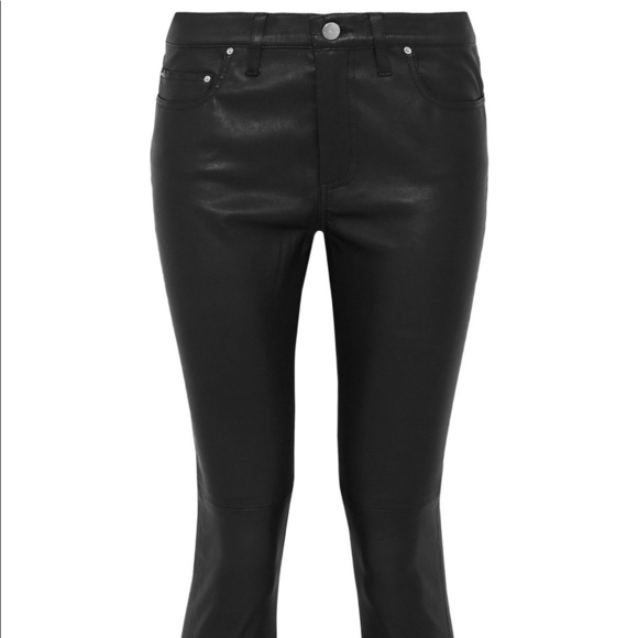 NWT | IRO | LEATHER PANTS BLACK | SIZE 2 / FR 36 - Picture 5 of 5